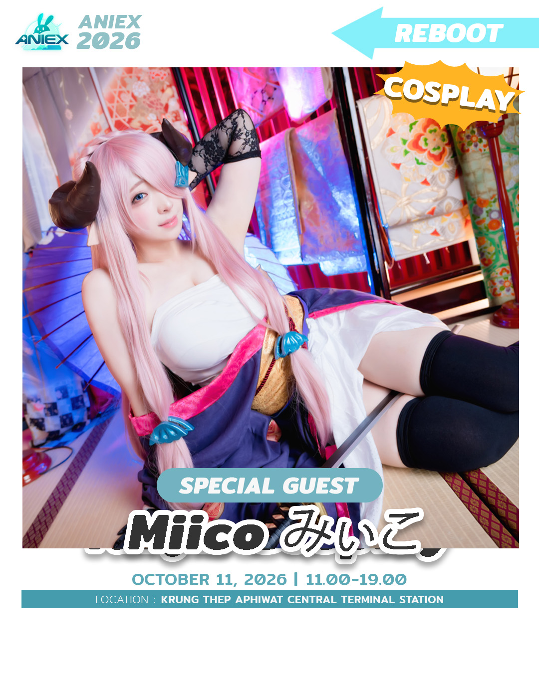 MIICO みぃこ มาพบกับเธอได้ที่ AniEx 2026